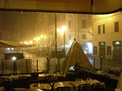 La Carbonara in the rain.. 