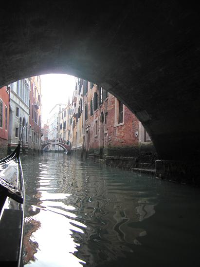 view from the canals of Venice